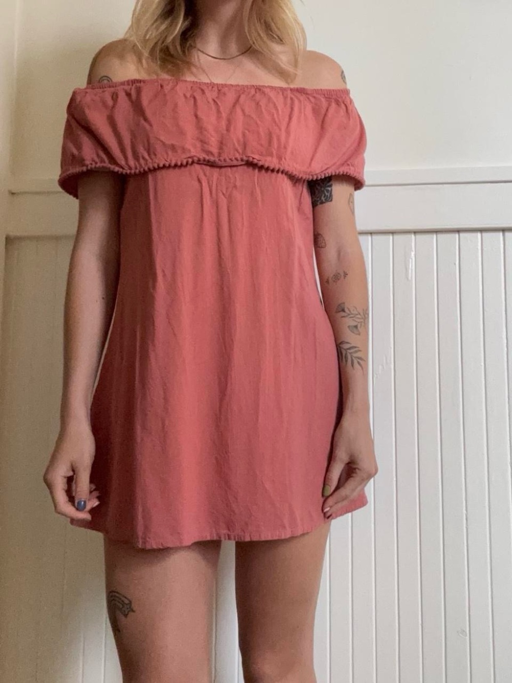 Off the shoulder dress